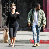 Kim Kardashian and Kanye West get some shopping done - Part 2