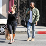 Kim Kardashian and Kanye West get some shopping done - Part 2
