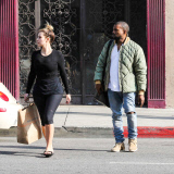 Kim Kardashian and Kanye West get some shopping done - Part 2