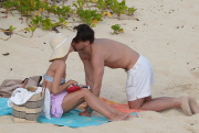 Olivia Palermo and Johannes Huebl in St Barts