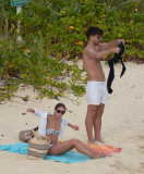 Olivia Palermo and Johannes Huebl in St Barts