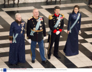 State Reception for Ambassadors, Christiansborg Palace, Copenhagen, Denmark - 06 Jan 2014