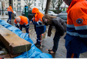 PARIS: NKM, marauding with the "protection civile"