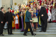 Sternsinger im Berliner Kanzleramt 