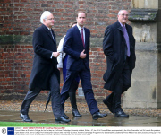 Prince William at St John's College for his first day as a full-time Cambridge University student, Britain - 07 Jan 2014