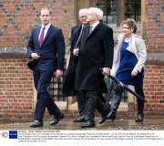 Prince William at St John's College for his first day as a full-time Cambridge University student, Britain - 07 Jan 2014