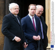 Prince William at St John's College for his first day as a full-time Cambridge University student, Britain - 07 Jan 2014