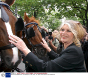 BRIGITTE BARDOT IN VIENNA, AUSTRIA - 26 MAY 2002