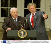 Ariel Sharon in Washington D.C., America