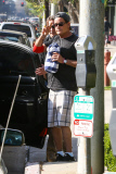 *EXCLUSIVE* Charlie Sheen is a happy shopper despite Twitter controversy