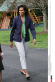 DC: OBAMA FAMILY AT WHITE HOUSE EASTER EGG ROLL