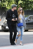 *EXCLUSIVE* Chiara Ferragni goes with Casual Fashion for Lunch with Friends