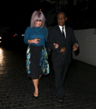 A Drunk Kelly Osbourne Escorted By Her Driver Out Of The Chateau Marmont