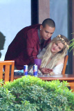 *EXCLUSIVE* Evan Ross pops the question to Ashlee Simpson in Hawaii ** WEB EMBARGO UNTIL 11AM PST JANUARY 16 2014** 