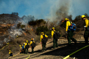 California Wildfire Burns Homes Near Los Angeles