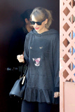 Taylor Swift wraps up her morning workout at a Dance Studio