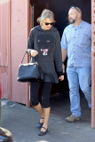 Taylor Swift wraps up her morning workout at a Dance Studio