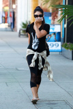 Vanessa Hudgens is feeling camera shy after the gym