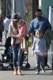 *EXCLUSIVE* Tori Spelling flashes family portrait on phone amdist divorce rumors