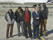 Four French Hostages Freed In Niger Arrive In France - Villacoublay