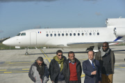 Four French Hostages Freed In Niger Arrive In France - Villacoublay