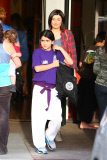 *EXCLUSIVE* Blanket Jackson earns his purple belt uniform!
