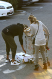 *EXCLUSIVE* Ellen Pompeo and her family make a grocery run