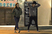 *EXCLUSIVE* Kristen Stewart and a friend enjoy a late night at a Japanese Tavern