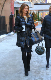 Cindy Crawford Braves The Cold Weather In NYC