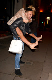 Celebrities leaving Nuts 10th Anniversary Party, Aura, London, Britain - 23 Jan 2014