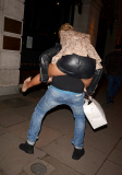 Celebrities leaving Nuts 10th Anniversary Party, Aura, London, Britain - 23 Jan 2014