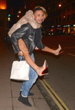 Celebrities leaving Nuts 10th Anniversary Party, Aura, London, Britain - 23 Jan 2014