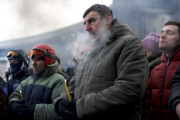 Kiev protestors at the barricades