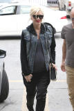 Stress-Free Gwen Stefani and her Baby Bump keep up with their Acupuncture Appointments