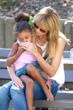 Heidi Klum and Lou are Park Pals