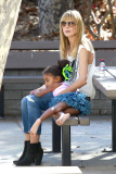 Heidi Klum and Lou are Park Pals