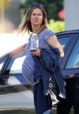 Exclusive... Pregnant Caroline Lindqvist Heads To A Medical Building 