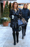 Cindy Crawford Braves The Cold Weather In NYC
