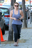 Hilary Duff makes her way to the nail salon for a Mani-Pedi