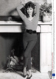 Marie Helvin - 1989 Marie Helvin - The 3rd Wife Of Photographer David Bailey. The Hawaiian Born Model Married David Bailey In 1975 Separated 9 Years Later. Photographed At Moreton's Berkeley Square Picture Desk ** Pkt1177 - 038994