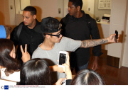 Justin Bieber at Haneda airport, Tokyo, Japan - 06 Oct 2013