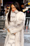 Beautiful Rihanna arrives for Good morning America