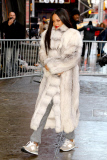 Beautiful Rihanna arrives for Good morning America