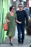 *EXCLUSIVE* Simon Baker and Rebecca Rigg dine at Gjelina