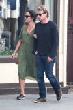 *EXCLUSIVE* Simon Baker and Rebecca Rigg dine at Gjelina