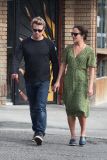 *EXCLUSIVE* Simon Baker and Rebecca Rigg dine at Gjelina