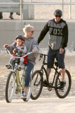 *EXCLUSIVE* Pink and Carey Hart take Willow for a cruise down Venice Beach