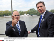 BELGRADE: Rudy Giuliani supports former ultra-nationalist party candidate