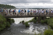 Waterfalls in the Iguazu National Park, Brazil and Argentina border - Nov 2013