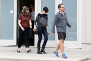 Anne Hathaway finishes up her Singing Rehearsals